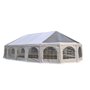 6.5x12m Oval Party Tent (Clear PVC)