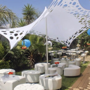 5x5m Non-Waterproof Stretch Event Tent (Roof Only)