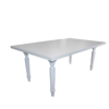 White Rectangular Wooden Table – 1.5m