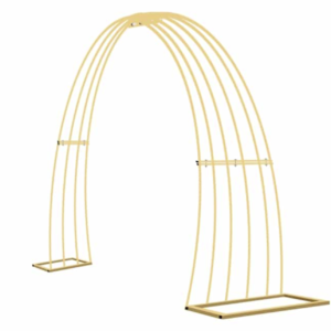Gold or White Balloon & Flower Arch Frame – 2.5m x 2.5m