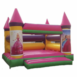 Barbie-Themed Jumping Castle – 3m x 3m (Includes Blower)
