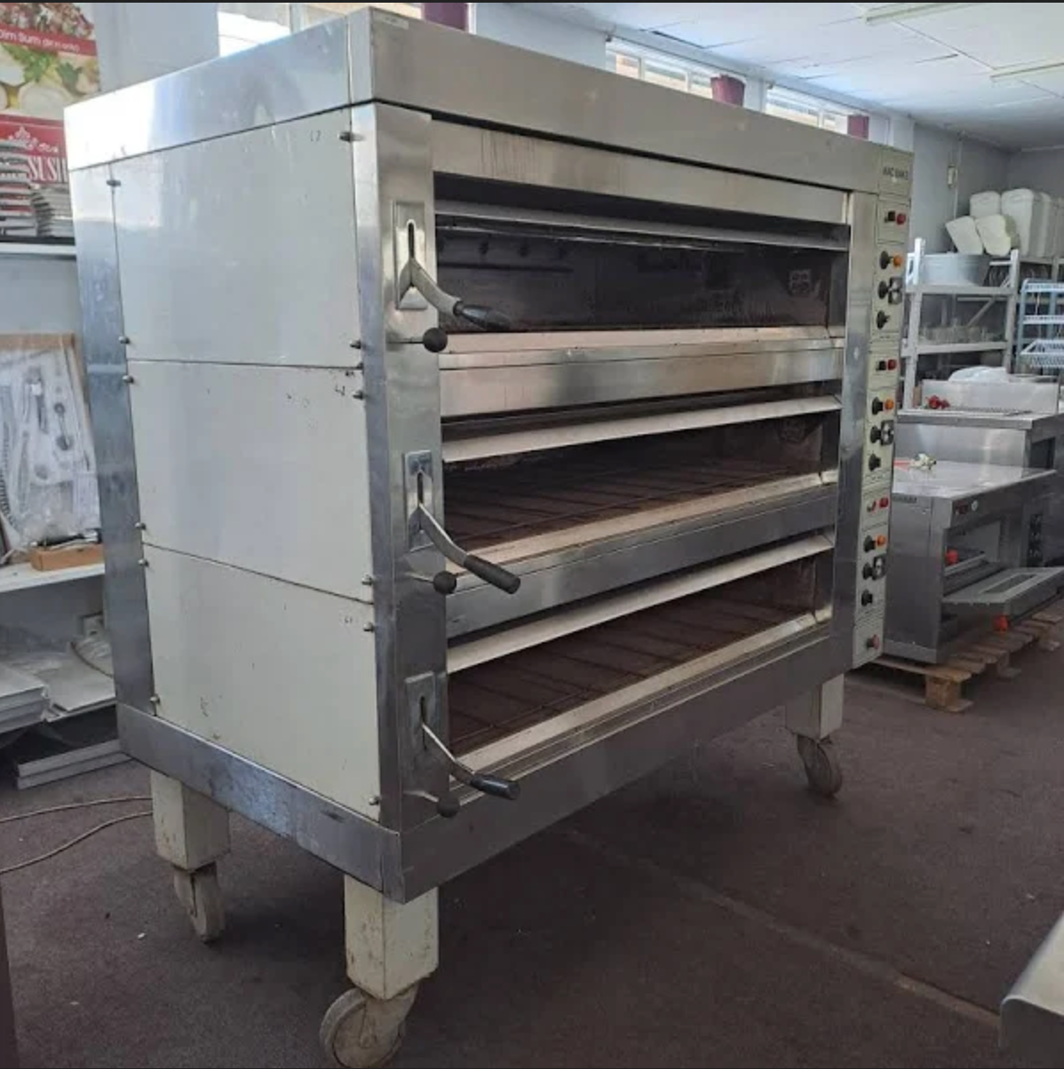 Bakemark Deck Oven – 3 Deck (1.6m) Commercial Baking Oven
