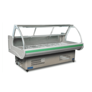 Deli Display Fridge – 2.5m (Curved Glass Commercial Display Unit)